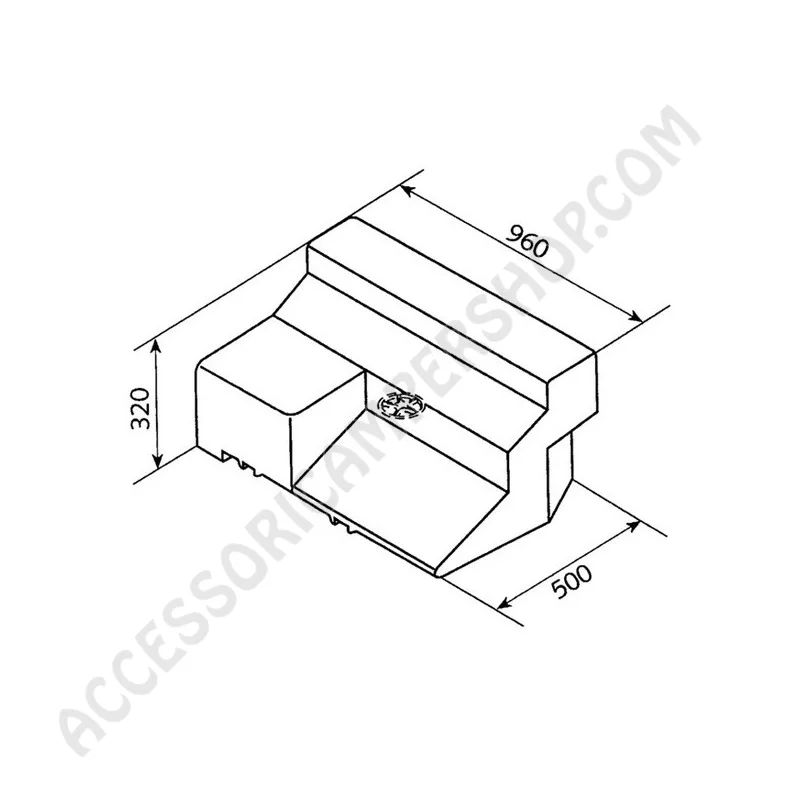 Serbatoio Acqua 80L per Fiat Ducato, Jumper, Boxer | Accessoricampershop.com