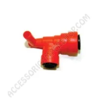 Raccordo Rosso 12mm per Combi Attacco JG | Accessoricampershop.com