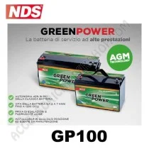 Batteria NDS GP100 Green Power 12V 100AH | Accessoricampershop.com