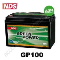 Batteria NDS GP100 Green Power 12V 100AH | Accessoricampershop.com