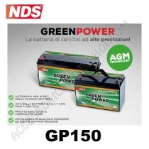 Batteria NDS GP150 12V 150AH per camper | Accessoricampershop.com