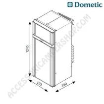 Frigorifero Assorbimento Dometic RMD 10.5T 153L | Accessoricampershop.com