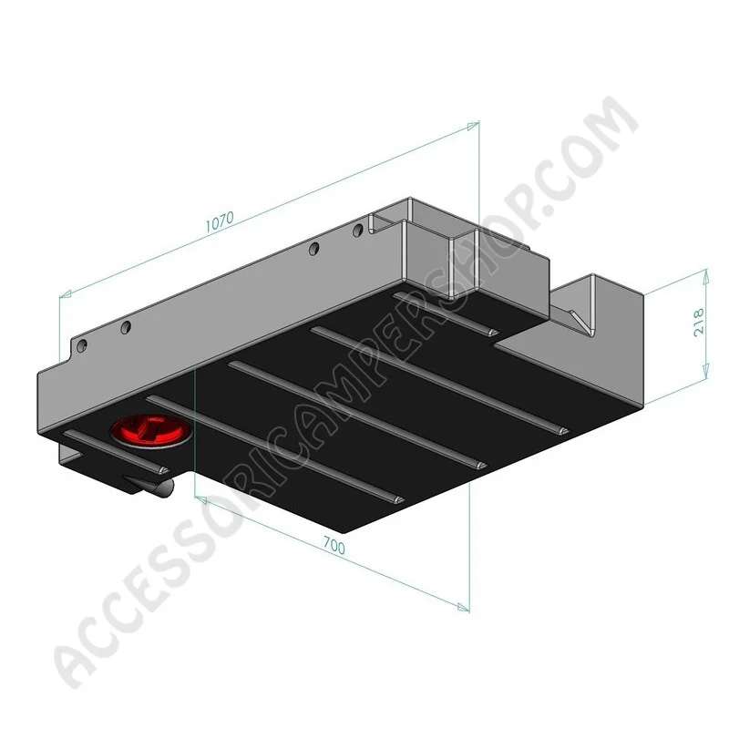 Serbatoio Acque Reflue 100L per Sprinter e Crafter | Accessoricampershop.com