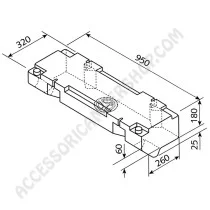 Serbatoio Acqua 45L per VW T2 e T3 | Accessoricampershop.com