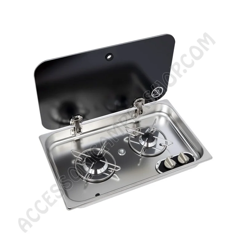 Piano Cottura da Incasso Carbest 2 Fuochi | Accessoricampershop.com