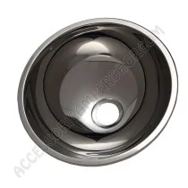 Lavello tondo in acciaio inox Ø300 mm | Accessoricampershop.com