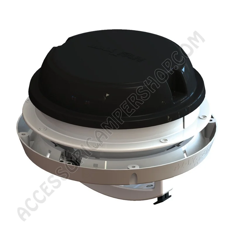 Ventilatore da Tetto 12V Maxxfan Dome Plus Nero | Accessoricampershop.com