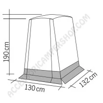Tenda Veranda Posteriore VERTIC per Renault Kangoo II | Accessoricampershop.com