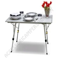 Tavolo BALI 90x60 in Alluminio da Campeggio | Accessoricampershop.com