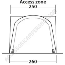 Tenda Gonfiabile Laterale Newburg 160 Air | Accessoricampershop.com