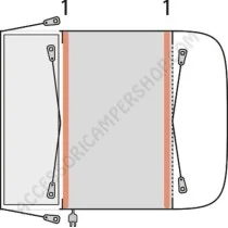 Tenda Gonfiabile Laterale Newburg 160 Air | Accessoricampershop.com