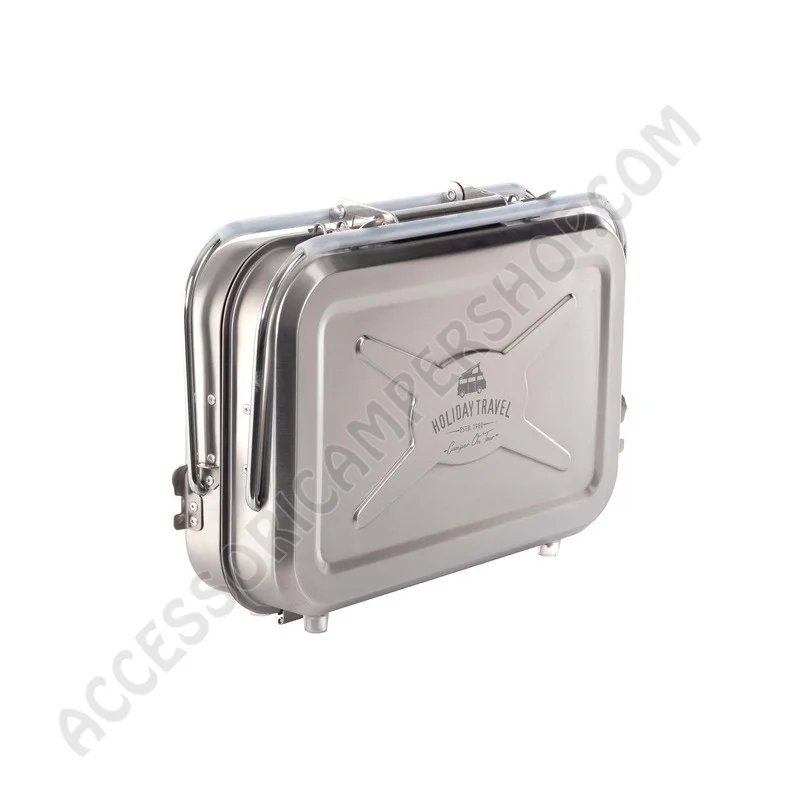 Barbecue a Gas Portatile in Acciaio Inox | Accessoricampershop.com