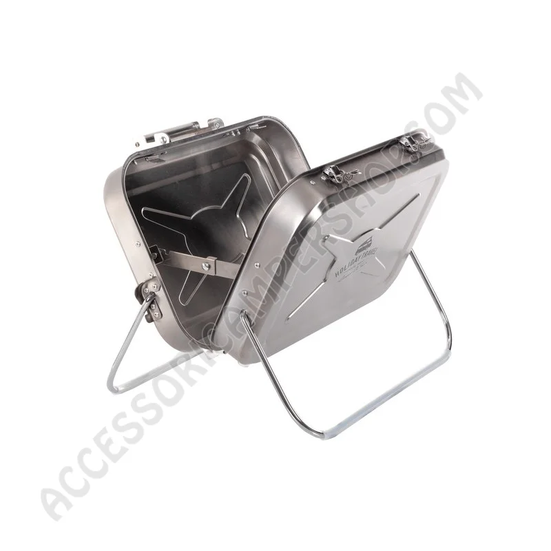 Barbecue a Gas Portatile in Acciaio Inox | Accessoricampershop.com