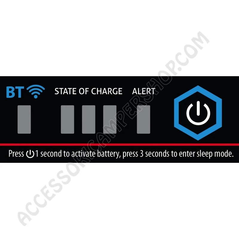 Batteria Litio 100Ah con Bluetooth e Riscaldamento | Accessoricampershop.com