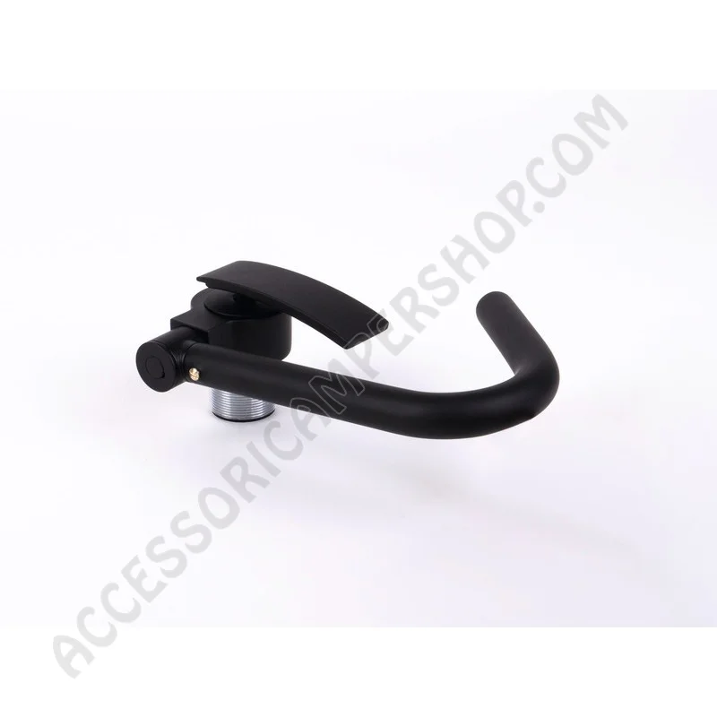 Rubinetto miscelatore pieghevole nero | Accessoricampershop.com