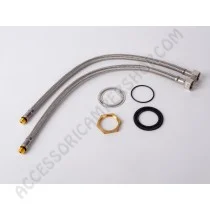 Rubinetto miscelatore pieghevole nero | Accessoricampershop.com