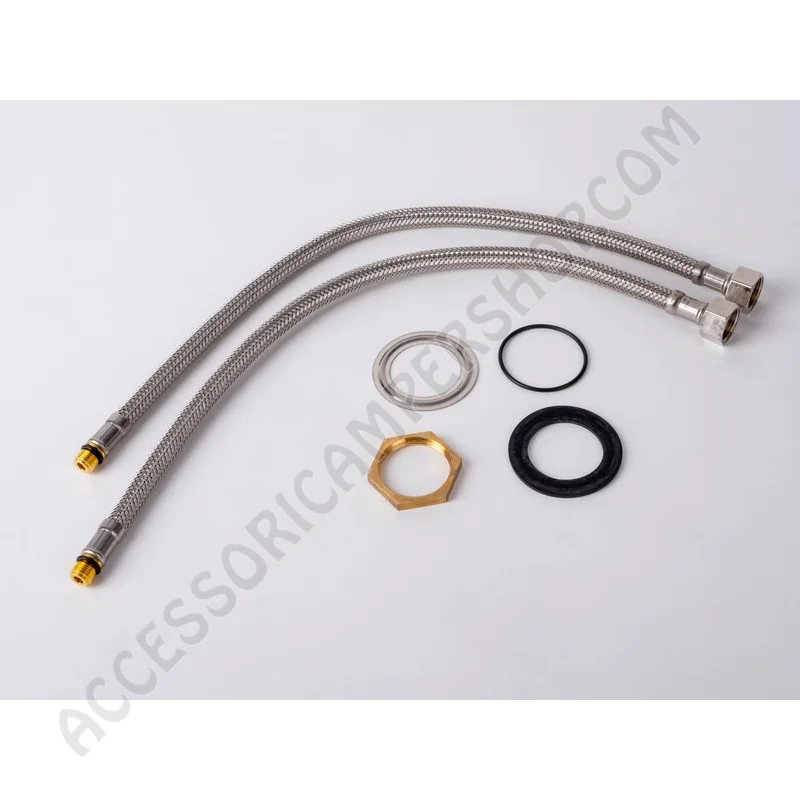 Rubinetto miscelatore pieghevole nero | Accessoricampershop.com