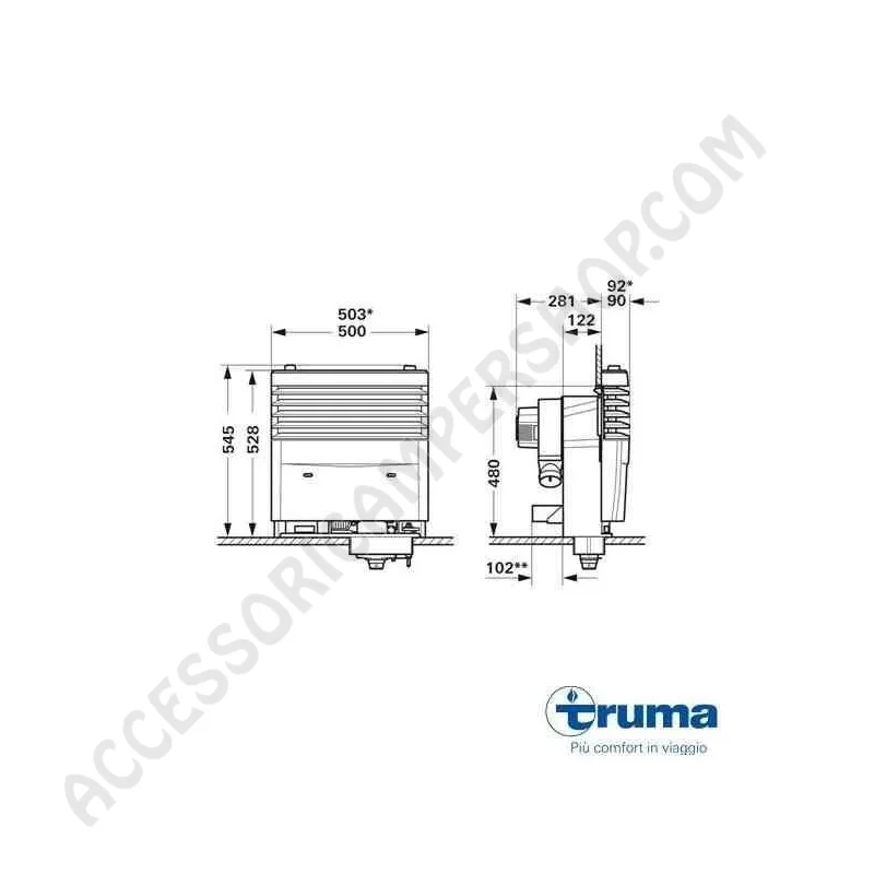 Riscaldamento Truma S 3004 Elettronico per Camper | Accessoricampershop.com