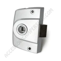 Serratura Porta Bagno T - LOCK Nichel Pallido | Accessoricampershop.com