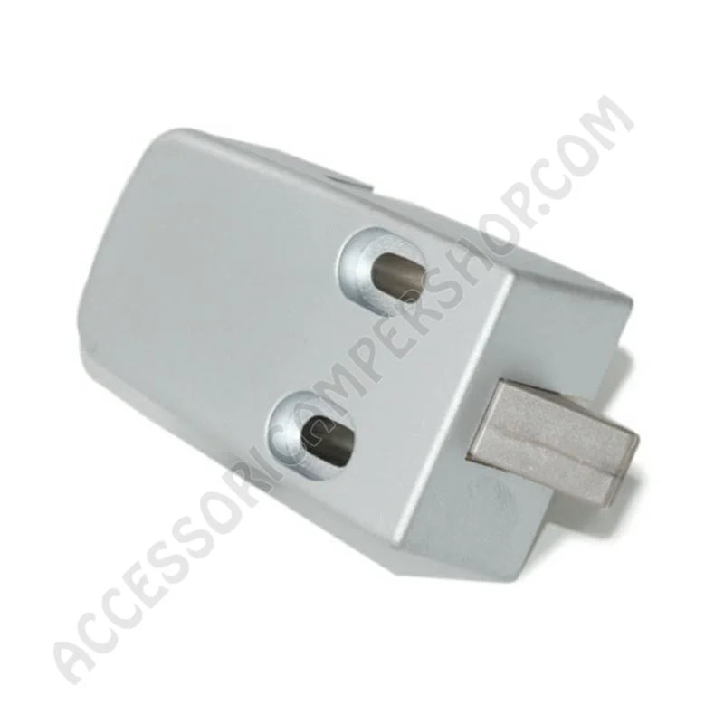 Serratura per porta bagno nickel pallido | Accessoricampershop.com
