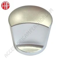 Pomello apertura porta bagno nichel pallido FAP | Accessoricampershop.com