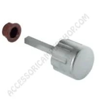 Pomello girevole con ghiera nichel per camper | Accessoricampershop.com