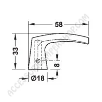 Maniglia per Porta Interna Camper e Caravan | Accessoricampershop.com