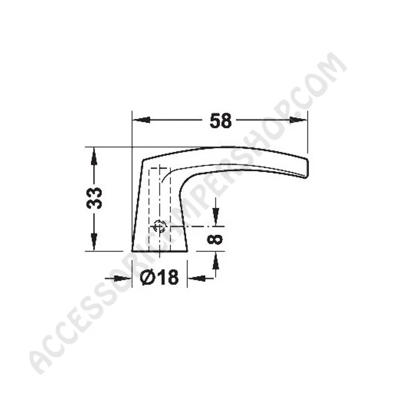 Maniglia per Porta Interna Camper e Caravan | Accessoricampershop.com