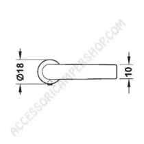 Maniglia per Porta Interna Camper e Caravan | Accessoricampershop.com