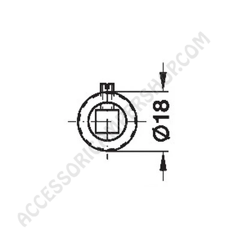 Ghiera Fissaggio Maniglia per Camper e Caravan | Accessoricampershop.com