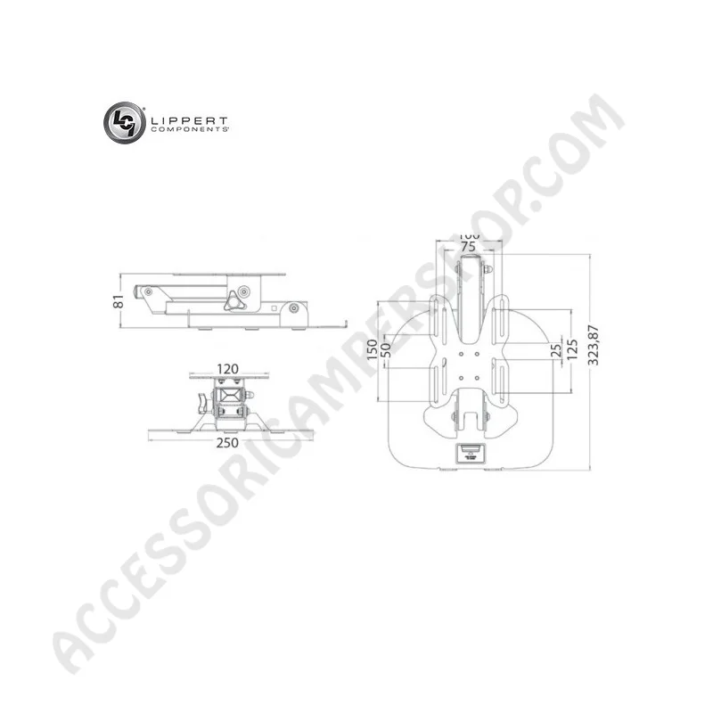 Porta LCD ad Estrazione Mod. 12624 per Camper | Accessoricampershop.com