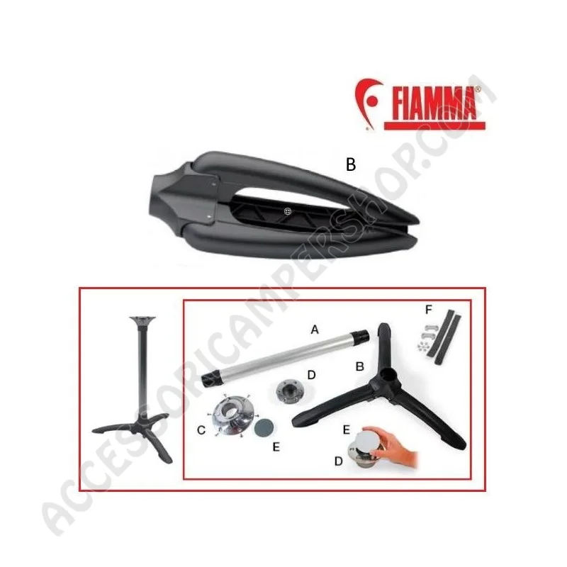 Treppiede Tripod Pro B Fiamma per Tavoli Camper | Accessoricampershop.com