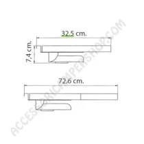 Porta TV LCD Estraibile Regolabile | Accessoricampershop.com