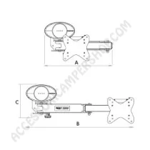 Supporto TV a braccio LCD per camper | Accessoricampershop.com