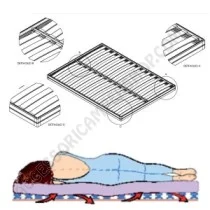 Kit Rete Letto Matrimoniale in Alluminio Componibile | Accessoricampershop.com