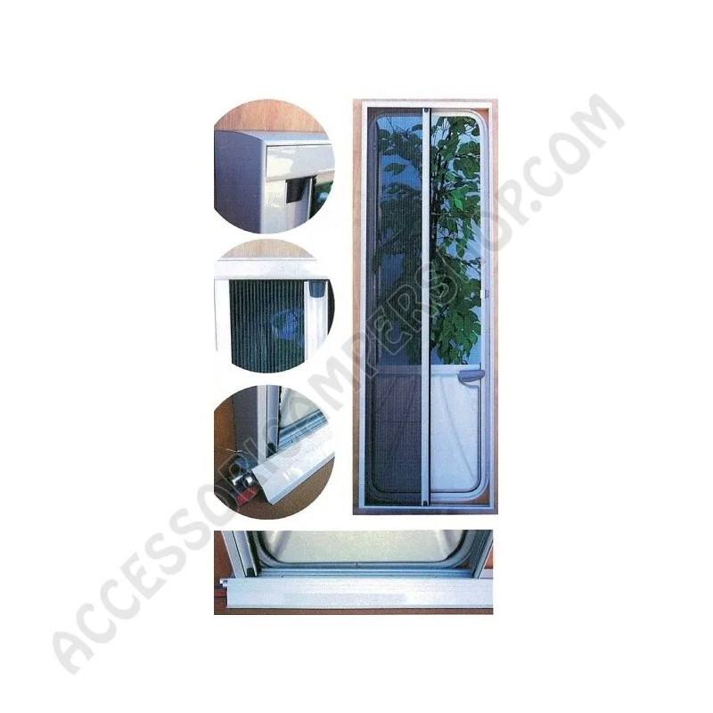 Zanzariera per Porta con Guida - Scegli Misura | Accessoricampershop.com
