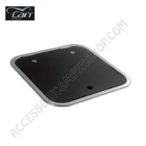 Piano Cottura Quadrato 3 Fuochi Inox | Accessoricampershop.com