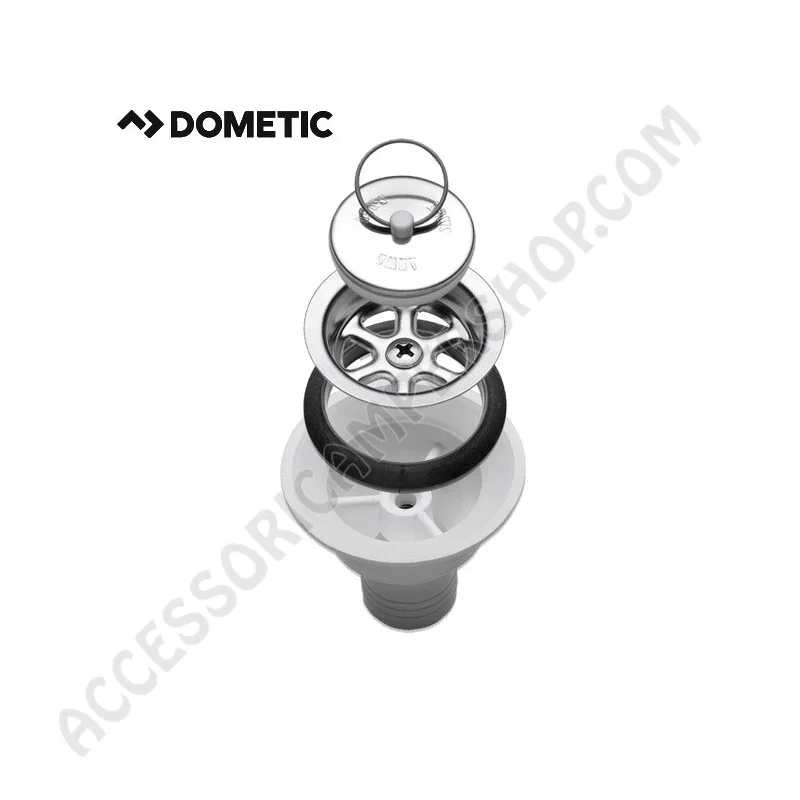Piletta Sifonata Dritta Dometic per Camper | Accessoricampershop.com