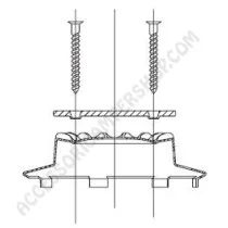 Kit Testata Bruciatore Ø 45mm Dometic per Piani Cottura | Accessoricampershop.com