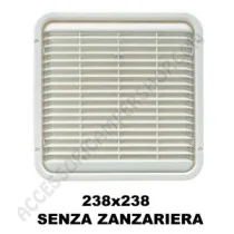 Areatore da Appoggio 238x238 mm Bianco | Accessoricampershop.com