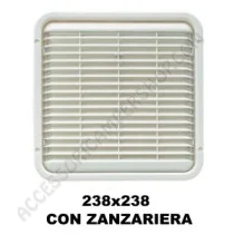 Areatore da Appoggio con Zanzariera 238x238 mm | Accessoricampershop.com