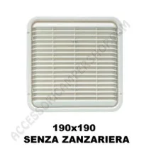 Areatore da Appoggio 190x190 mm Bianco | Accessoricampershop.com