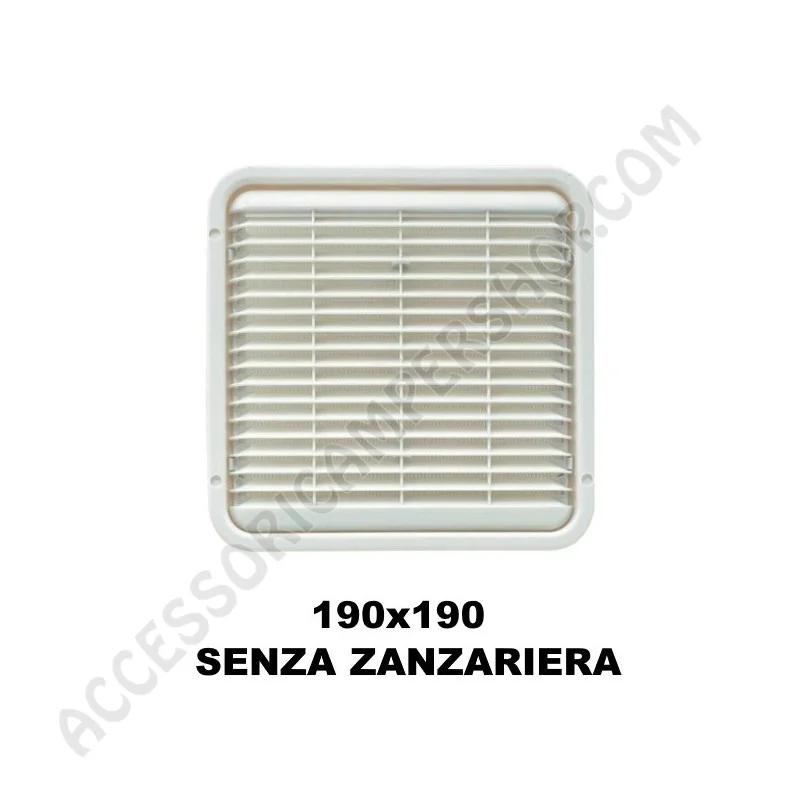 Areatore da Appoggio 190x190 mm Bianco | Accessoricampershop.com