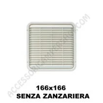 Areatore da Appoggio 166x166 mm Bianco | Accessoricampershop.com