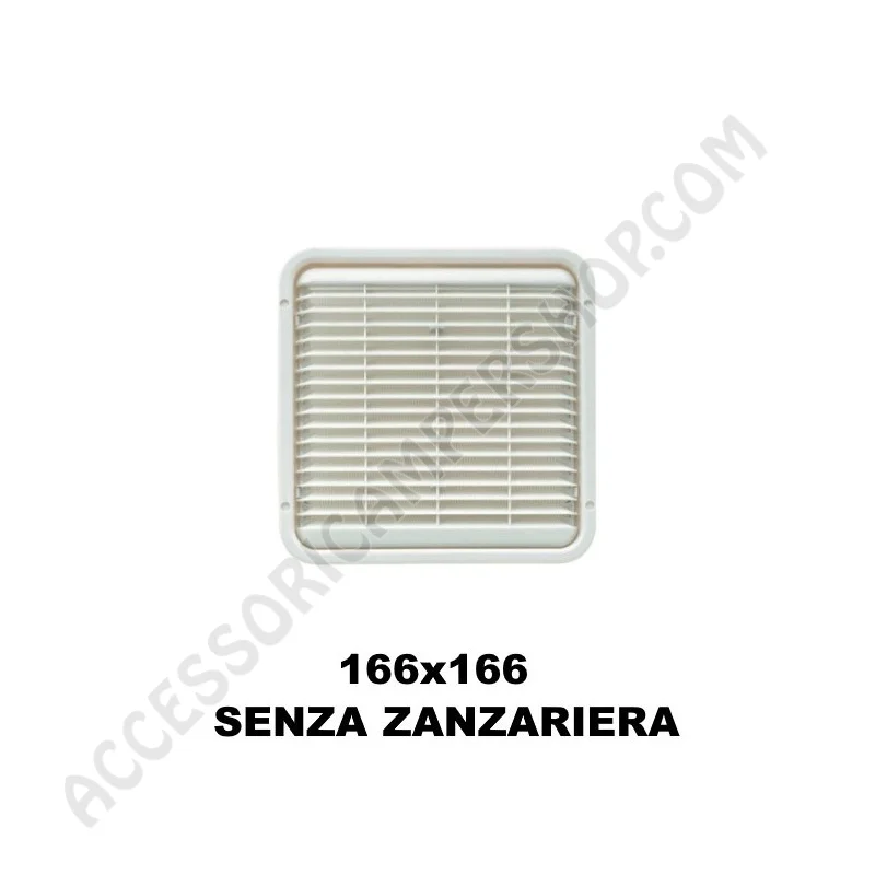 Areatore da Appoggio 166x166 mm Bianco | Accessoricampershop.com