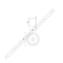 Aspiratore 12V per Cappa Ø90 mm | Accessoricampershop.com