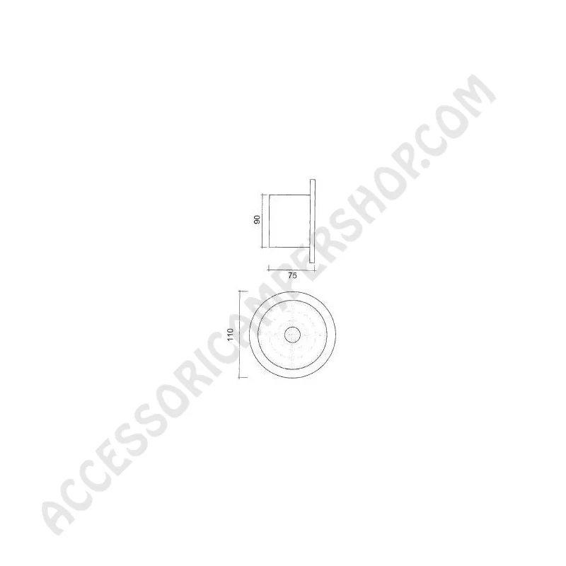 Aspiratore 12V per Cappa Ø90 mm | Accessoricampershop.com