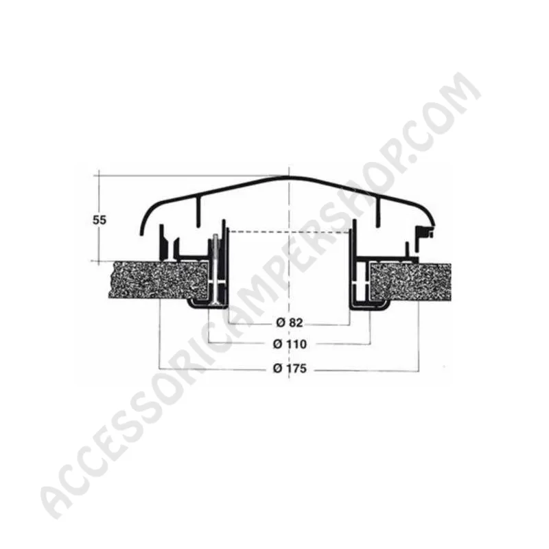 Areatore Permanente per Camper | Accessoricampershop.com