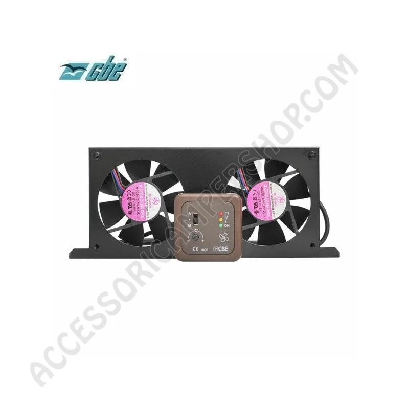 Doppio Ventilatore Automatico 12V MCV-2 CBE | Accessoricampershop.com