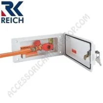 Presa Esterno Gas con Valvola di Chiusura Bianca | Accessoricampershop.com